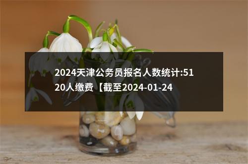 2024天津公务员报名人数统计:5120人缴费【截至2024-01-24 15时】 图片