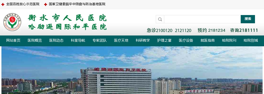 2024衡水市人民医院（哈励逊国际和平医院）公开选聘工作人员123人公告 图片
